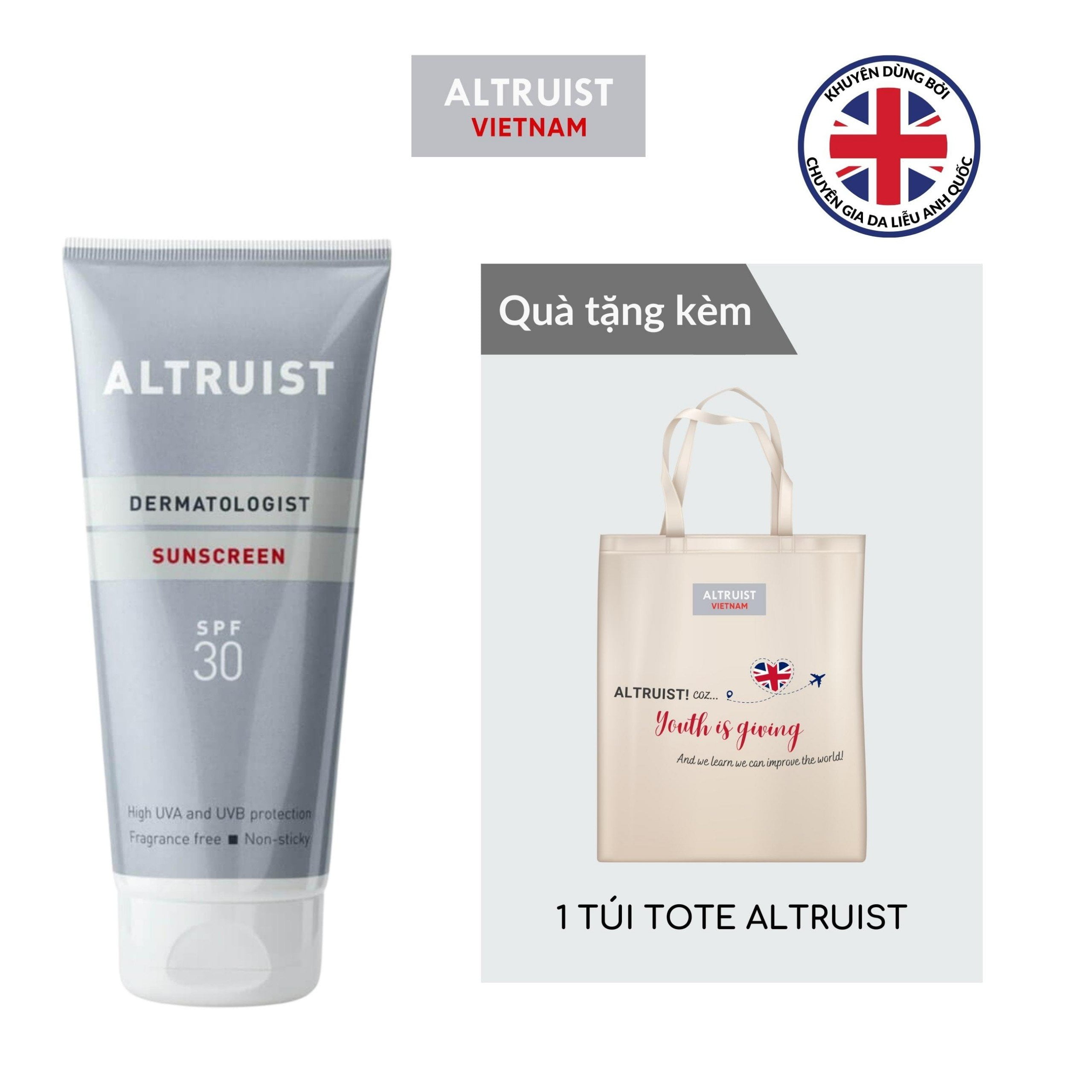 Kem Ch Ng N Ng Altruist Dermatologist Sunscreen Spf Ml Altruist